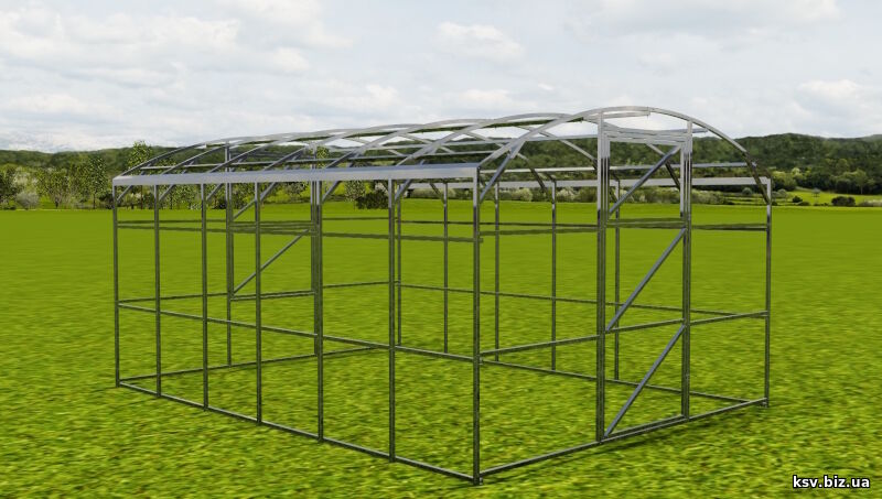 теплиця під полікарбонатом